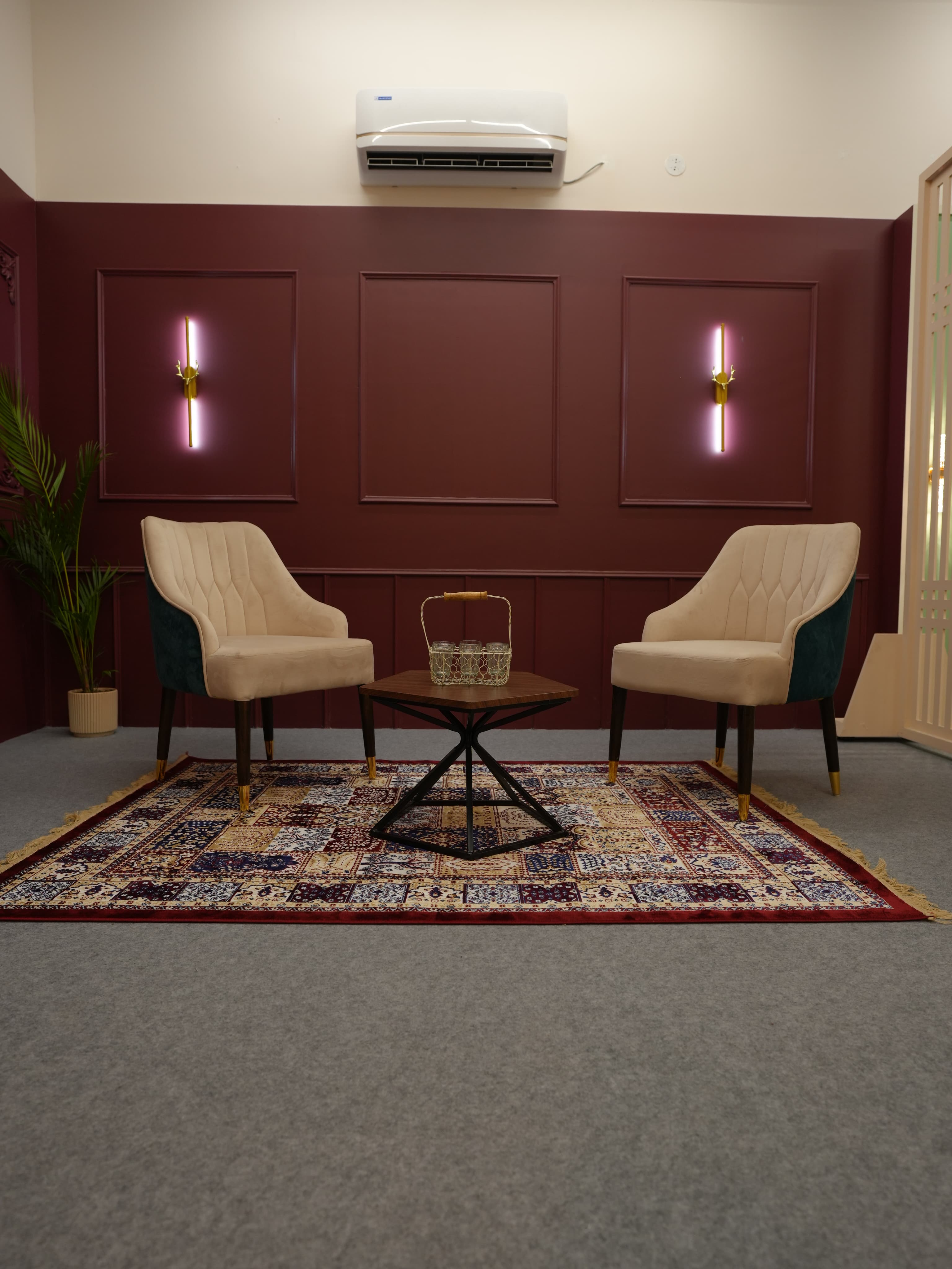 Verve Studio - Raipur's premier podcast and content creation studio interior